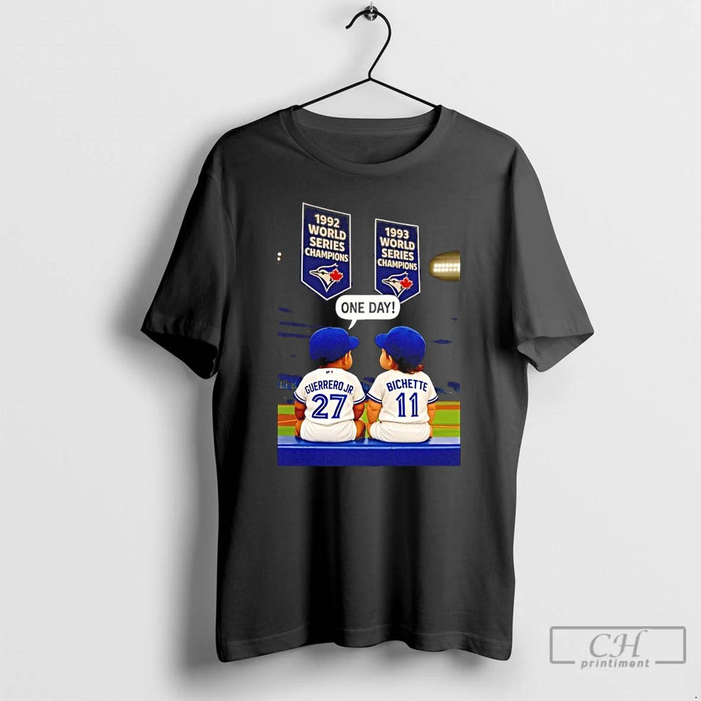 Premium Toronto Guerrero Jr And Bichette 1992 1993 World Series Champions T Shirts