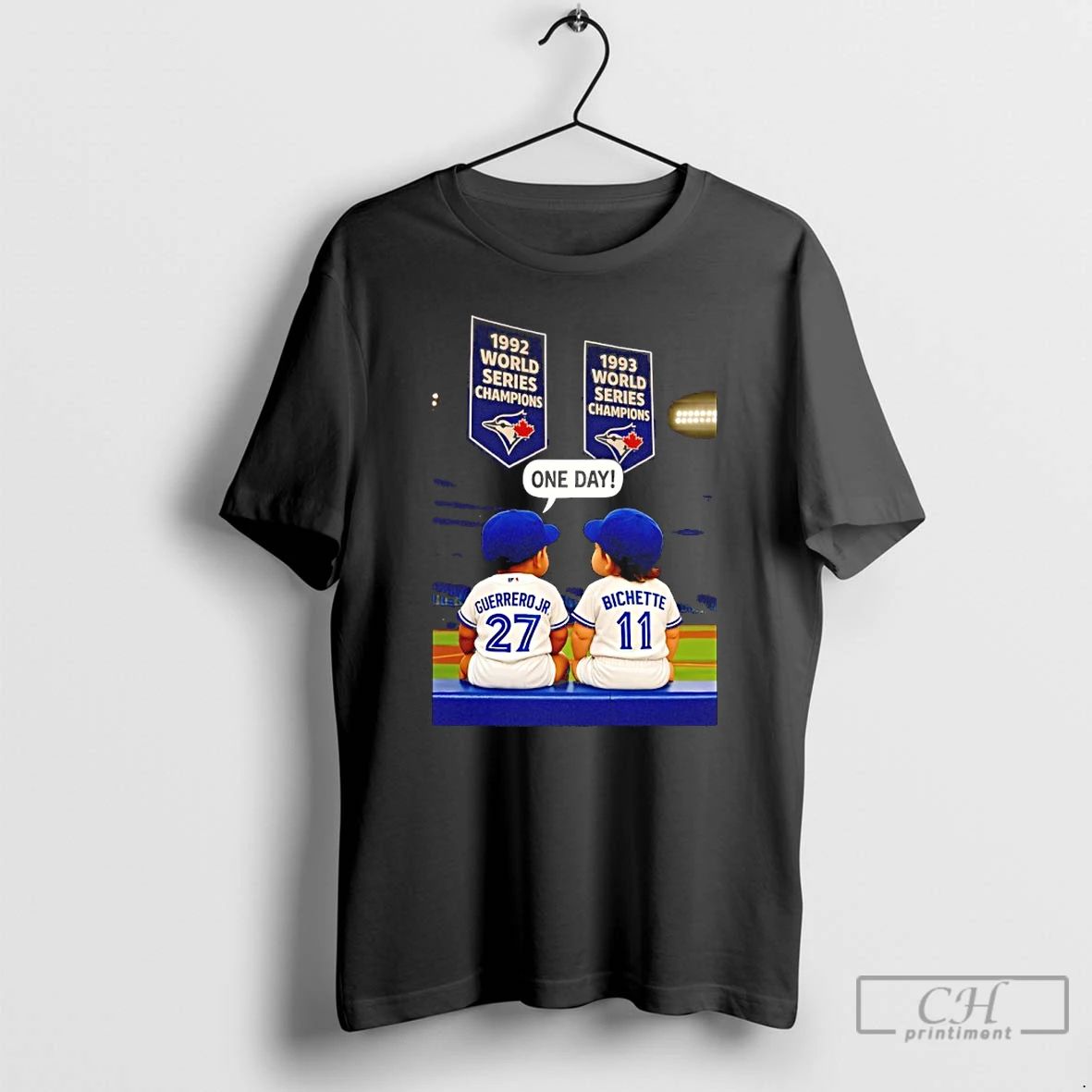 Premium Toronto Guerrero Jr And Bichette 1992 1993 World Series Champions T Shirts
