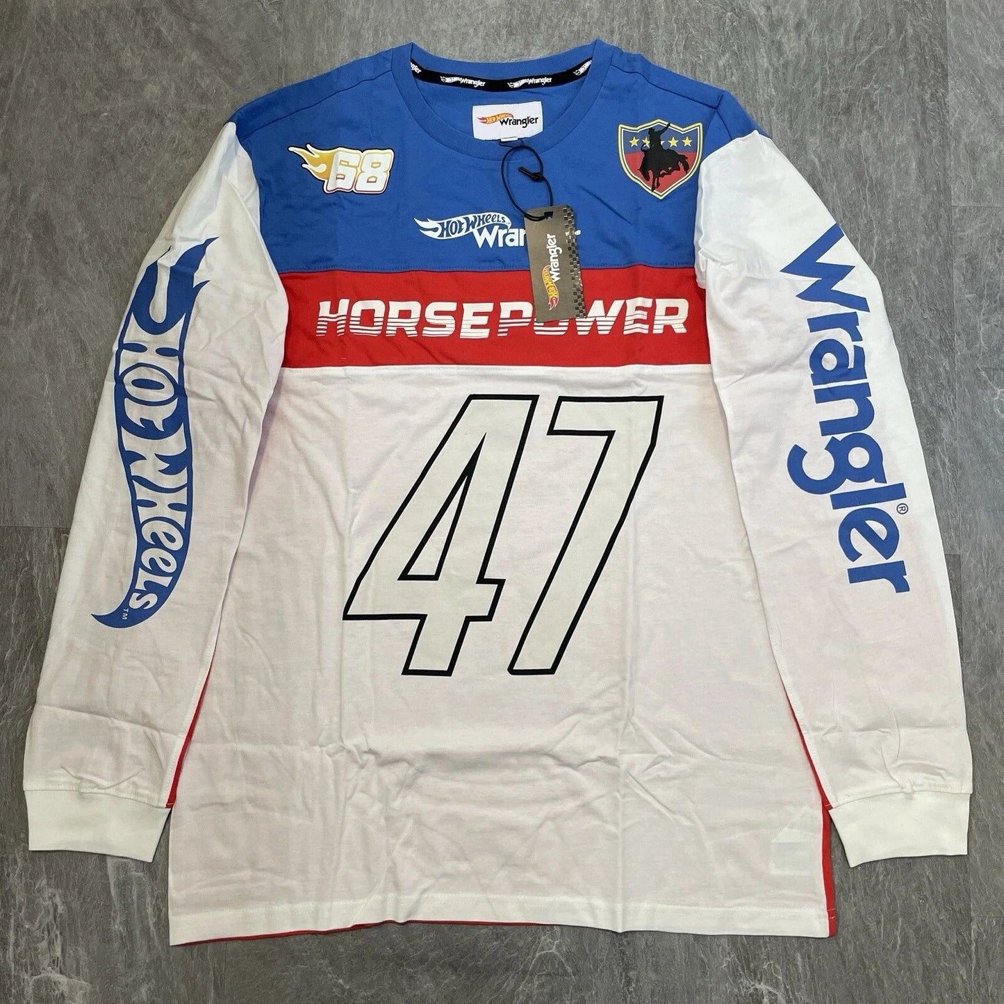 Wrangler x Hot Wheels Men's Colorblock Long-Sleeve Shirt