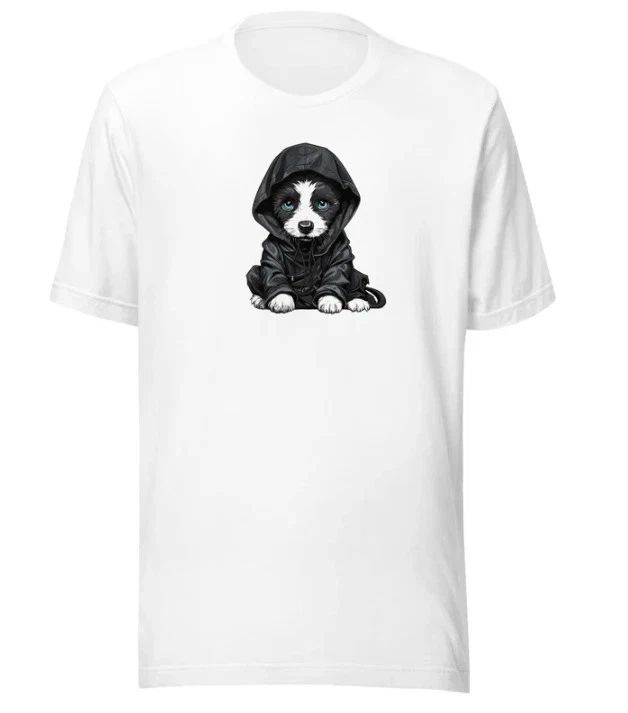 T-Shirt Unisex Cute Puppy T-shirt, Dog Lover, Puppies T-shirt, Animal Lovers