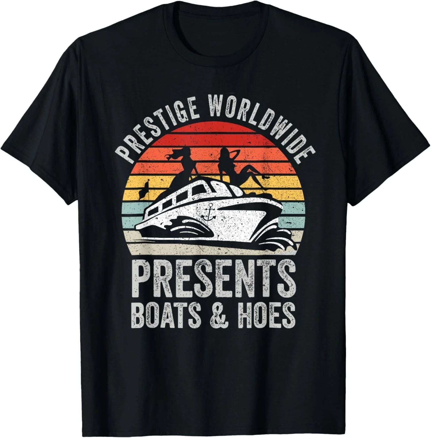 Prestige Worldwide Boats and Hoes Party Graphic Unisex T-Shirt