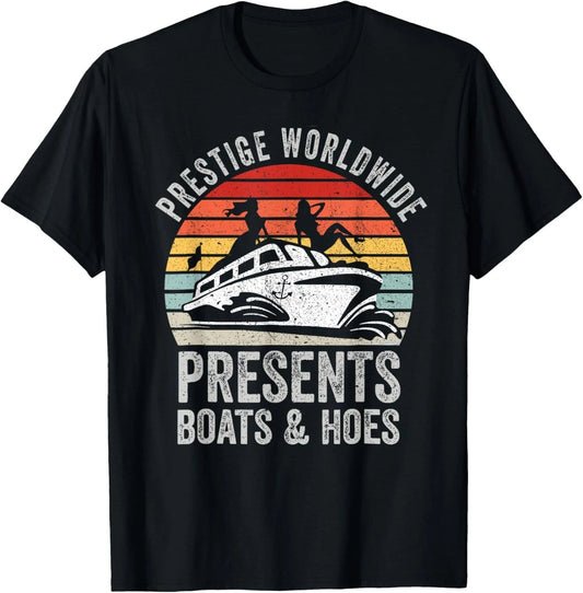 Prestige Worldwide Boats and Hoes Party Graphic Unisex T-Shirt