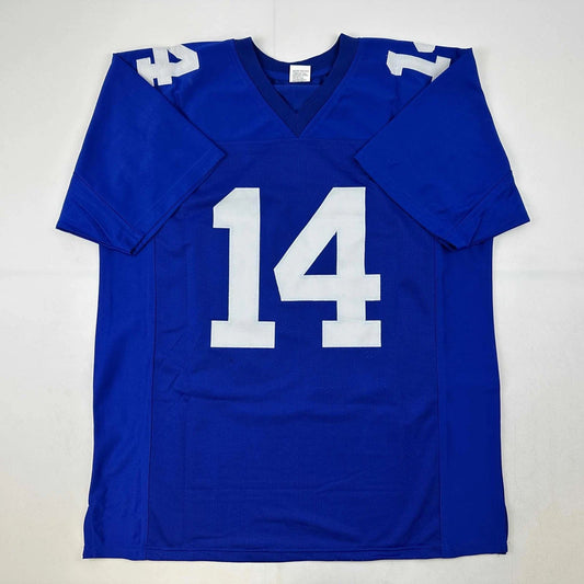 Y.A. YA Tittle New York Blue Reprint Jersey