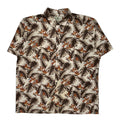 Island Shores Floral Hawaiian Shirt - XL Multicoloured Cotton