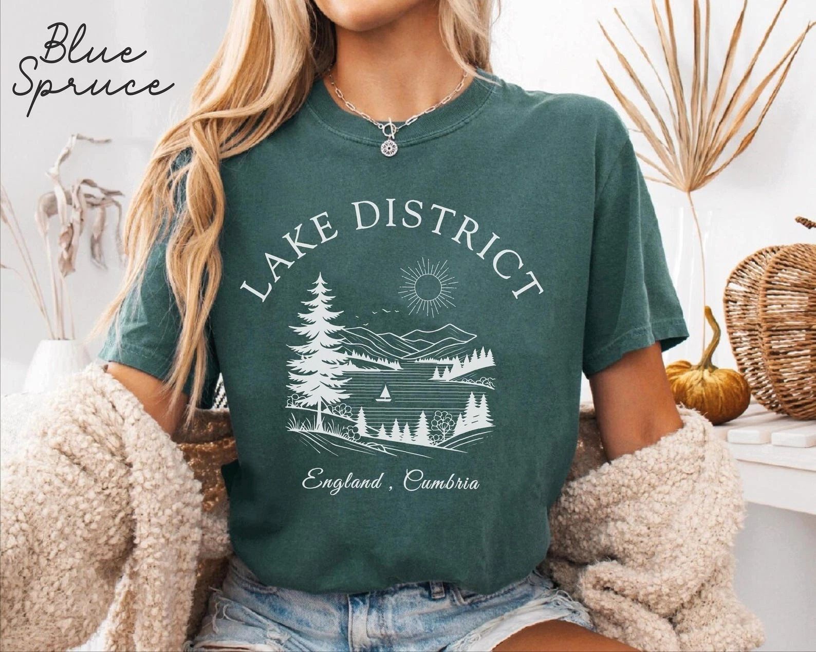 Lake District Shirt Gift Travel England  Trip Lover Souvenir Tee
