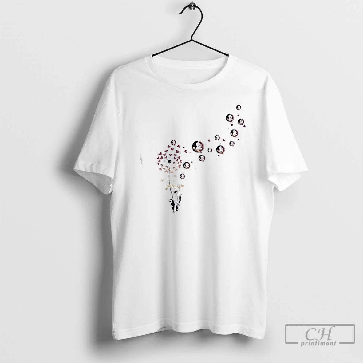 Classic Dandelion Flower Florida Seminoles Football Logo T Shirts