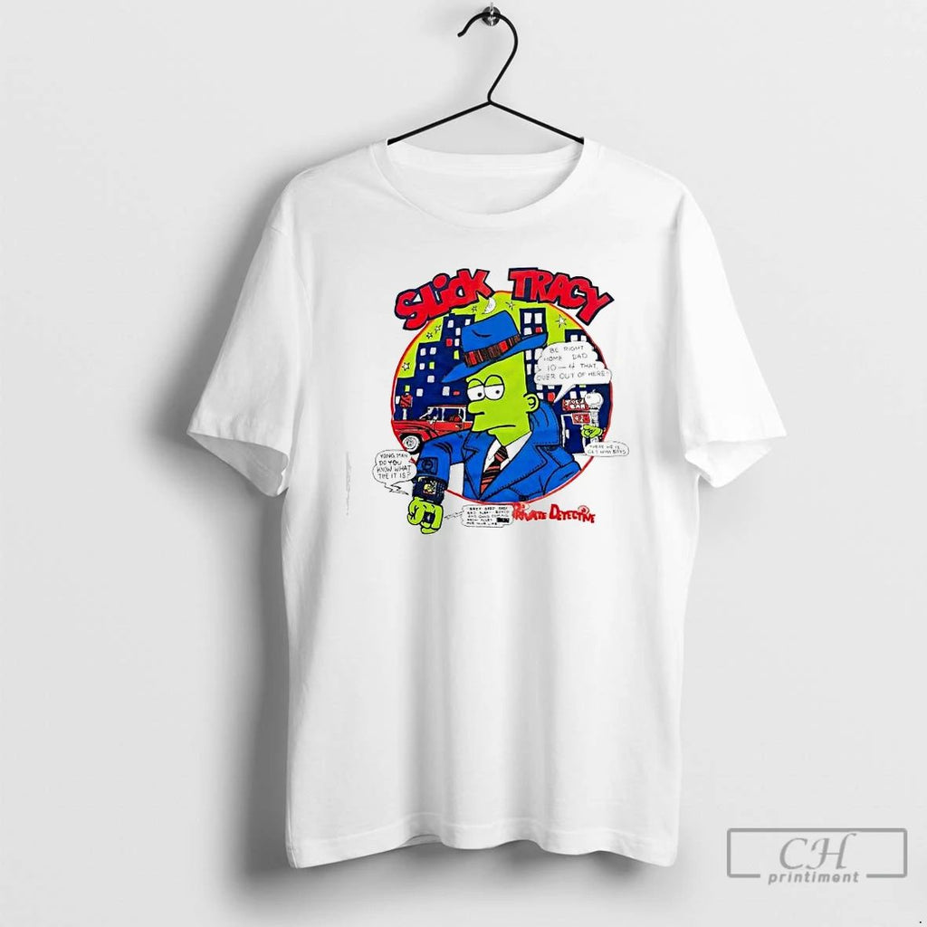 Premium Bart Simpson Slick Tracy T Shirts