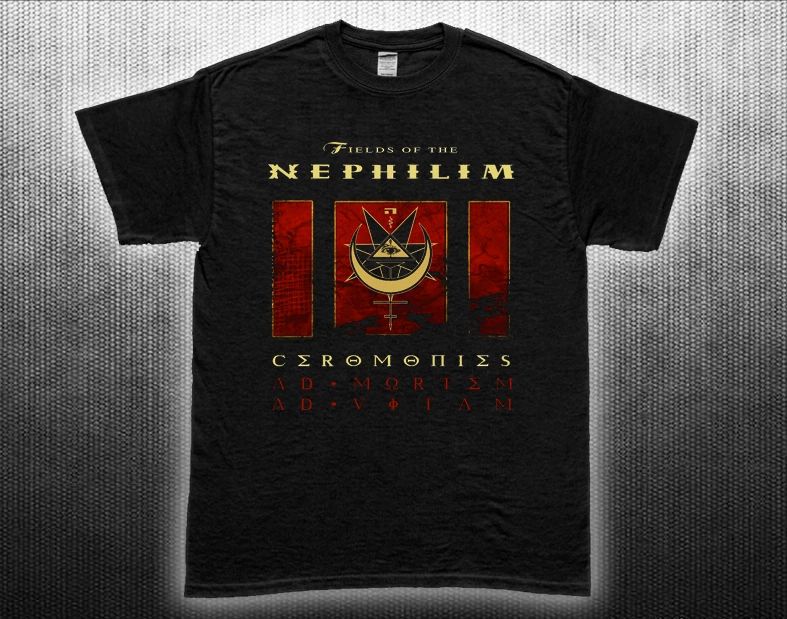 Fields of Nephilim Ceremonies T-shirt T shirt Tee Man Woman Goth