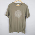 Pretty Green T-shirt Mens XL Green Crewneck Cotton Big Logo Casual Mod British
