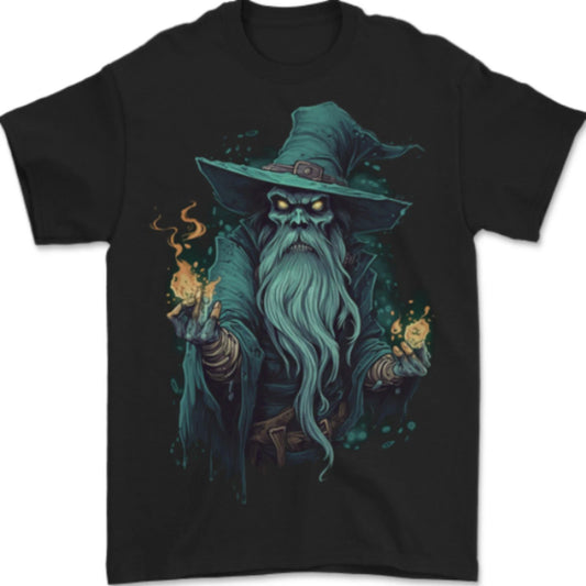 Fantasy Wizard Warlock 3 Mens T-Shirt 100% Cotton