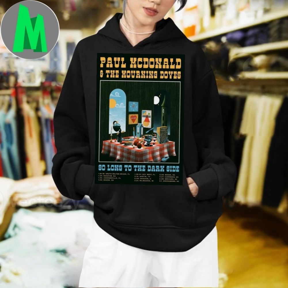Original Poster Paul Mcdonald & The Mourning Doves Tour Jan + Feb 2026 Poster T-Shirt