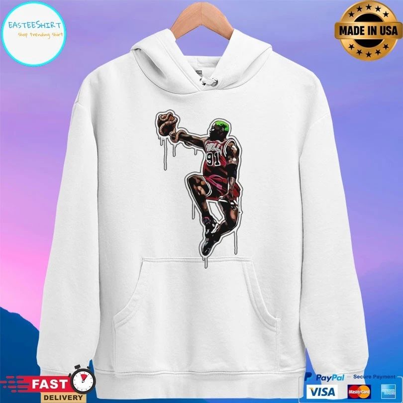 The Worm Dennis Rodman Chicago Bulls T-shirt