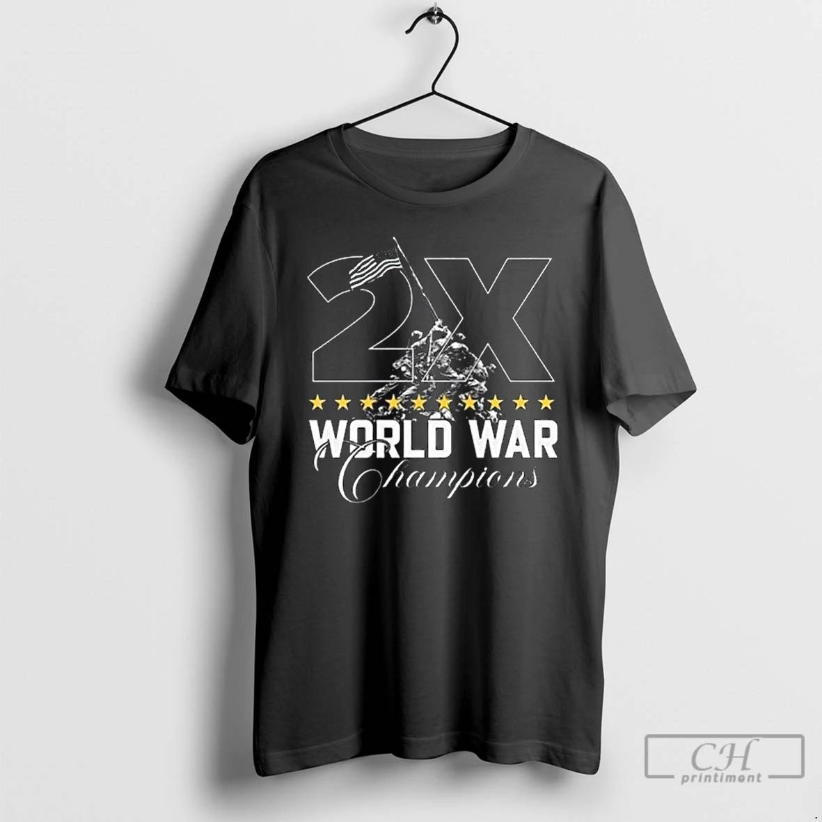 Classic Veterans Day 2025 2x World Champ Long Sleve T Shirts