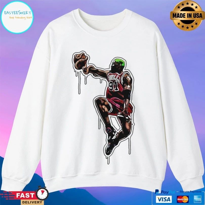 The Worm Dennis Rodman Chicago Bulls T-shirt