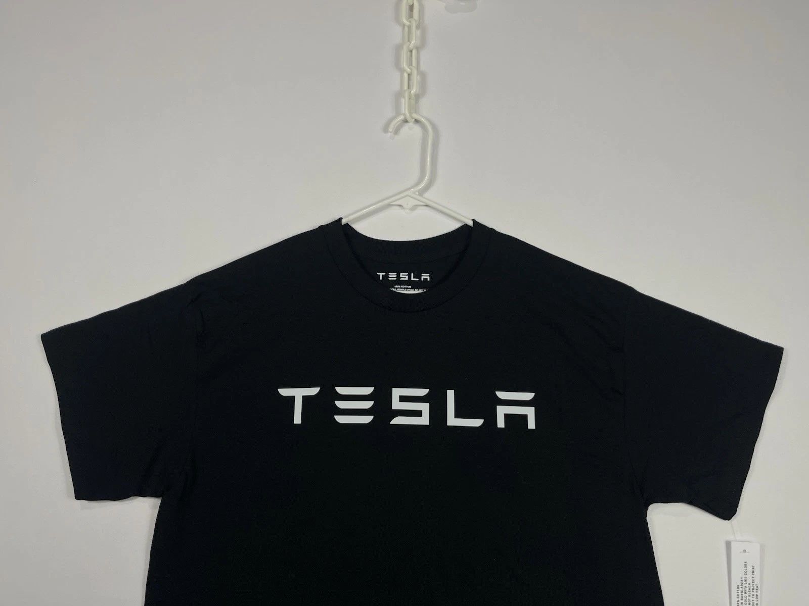 Tesla Logo Black T-Shirt, CYBERTRUCK TEE (Adult Size Medium) BRAND NEW CONDITION