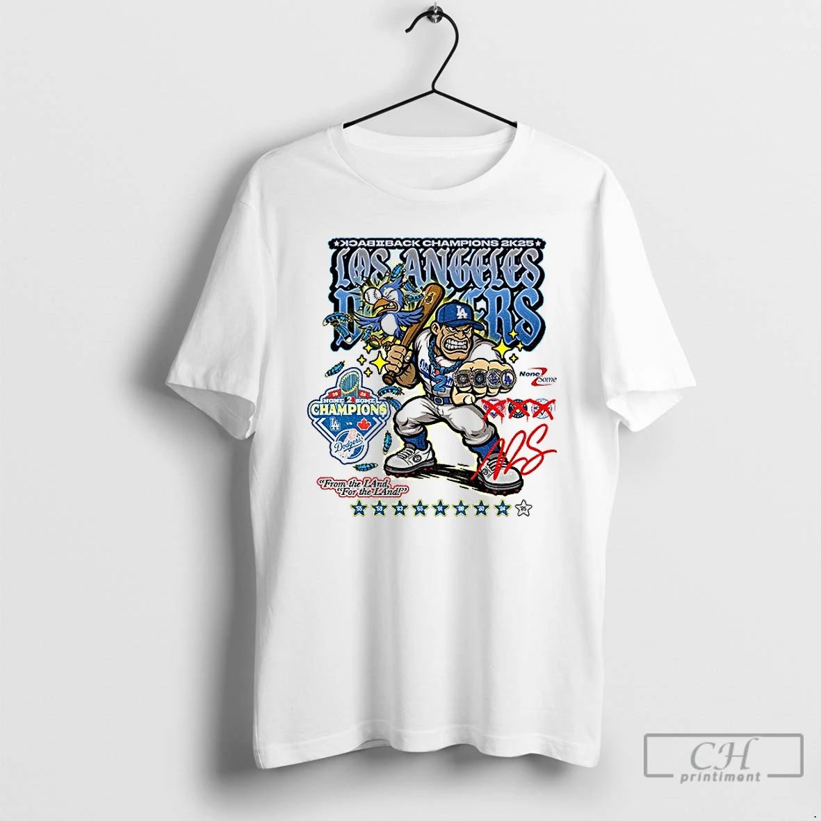 Premium Los Angles Dodgers World Series Champions From The Land For The Land T Shirts