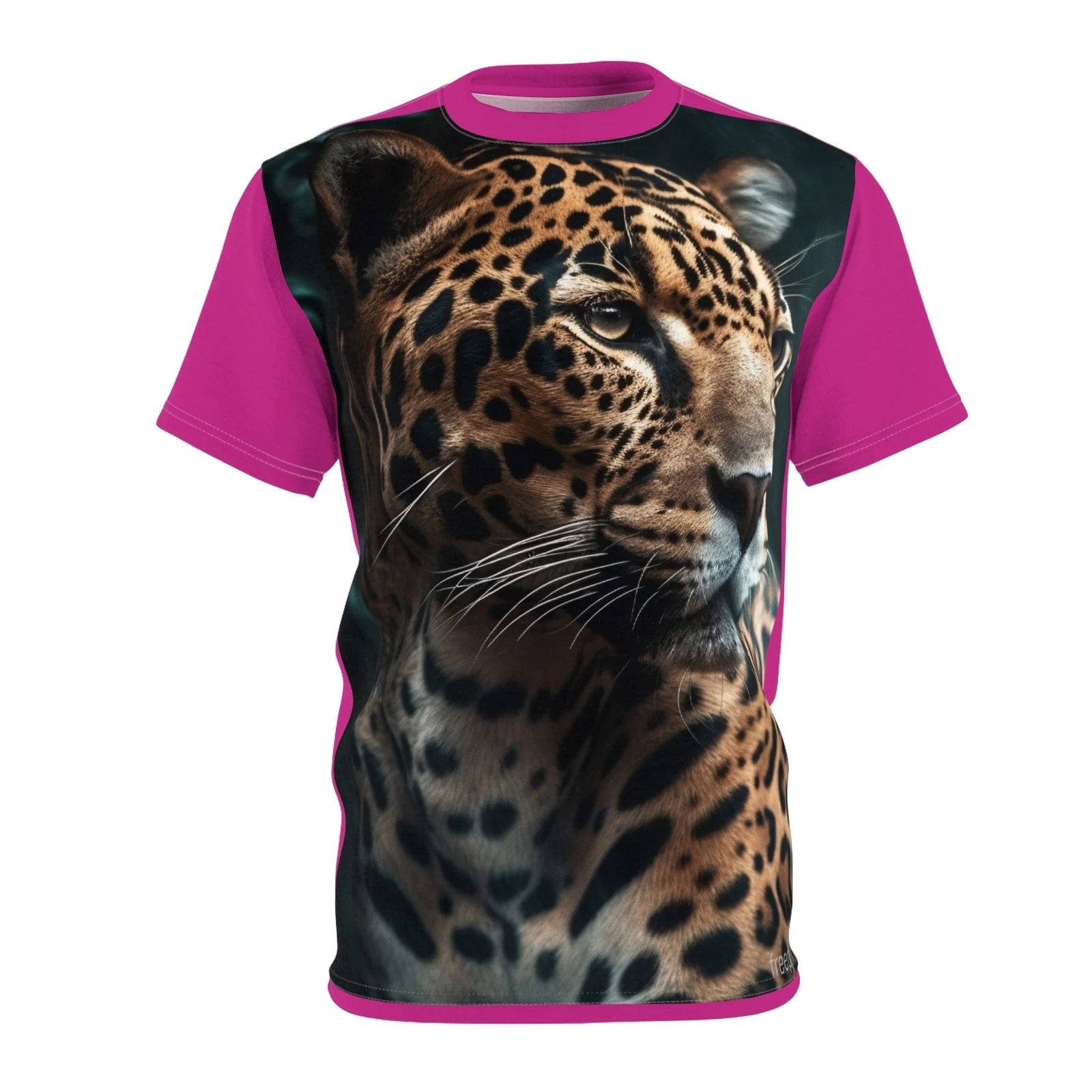 Leopard Edition Trendy Animal Print Shirt I Love Hunza |  | Pink Color