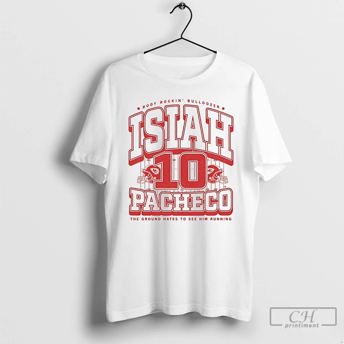Premium Isiah Pachecho Body Rockin Bulldozer The Ground Hates To See Him Running T Shirts