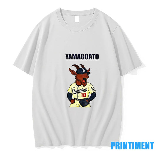 Yamagoato Yoshinobu Yamamoto 18 Goat Los Angeles Dodgers Mlb Baseball 2025 Tshirts Sweater