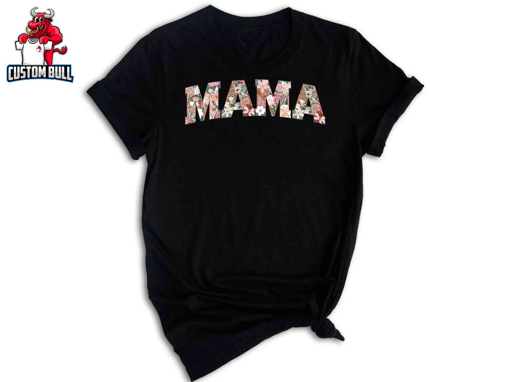 Vintage floral Mama t-shirt, Mama T-Shirt, gift for mothers day, Mama tee