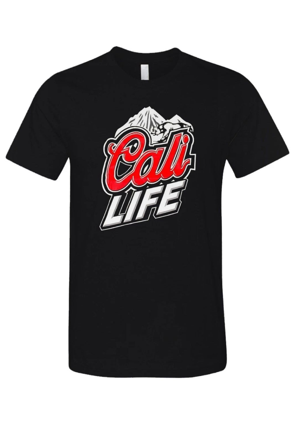 Cali Life Cold Vintage Casual Men's Tee Street Urban Graphic T-Shirt New Black