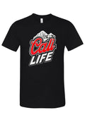 Cali Life Cold Vintage Casual Men's Tee Street Urban Graphic T-Shirt New Black