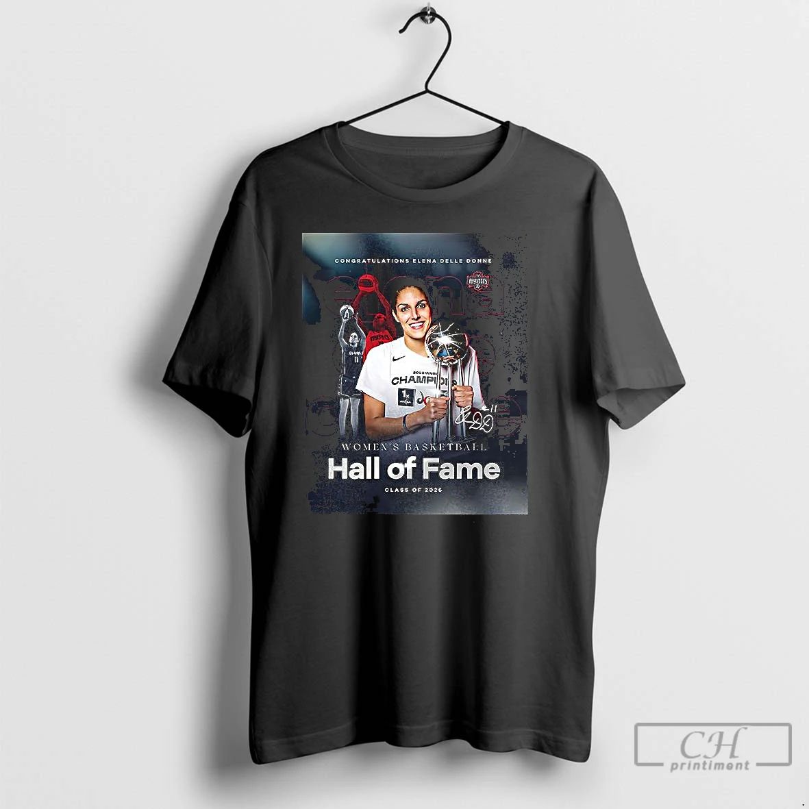 Classic Congratulations Elena Delle Donne Womens Basketball Hall Of Fame T Shirts