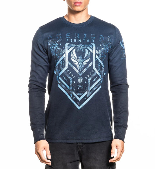 American Fighter Men's Thermal Long Sleeve T-shirt Cloverport