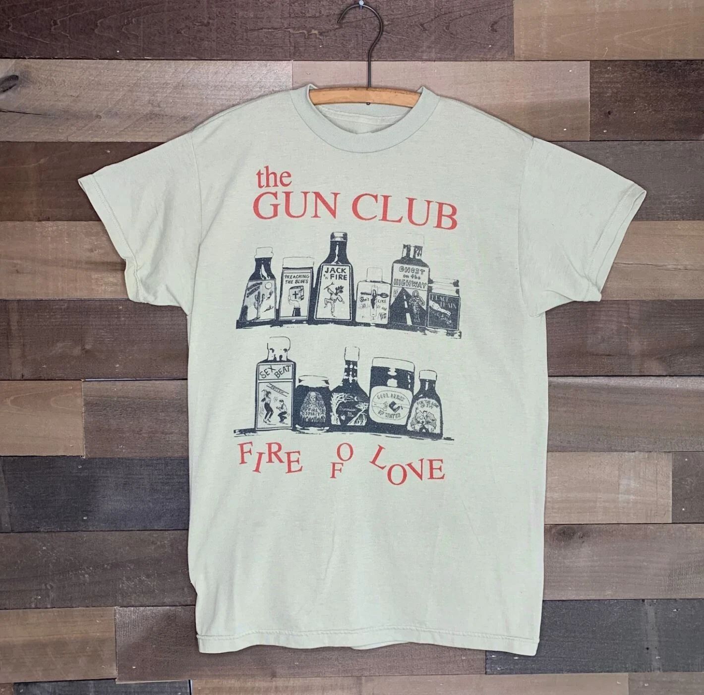 1980_s The Gun Club Fire Of Love Album Cotton Unisex S-45XL T-shirt
