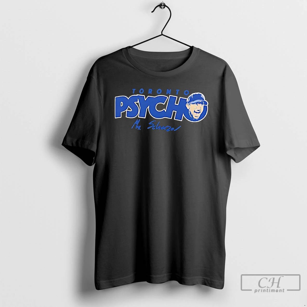 Classic Max Scherzer Toronto Psycho Blue Jays T Shirts