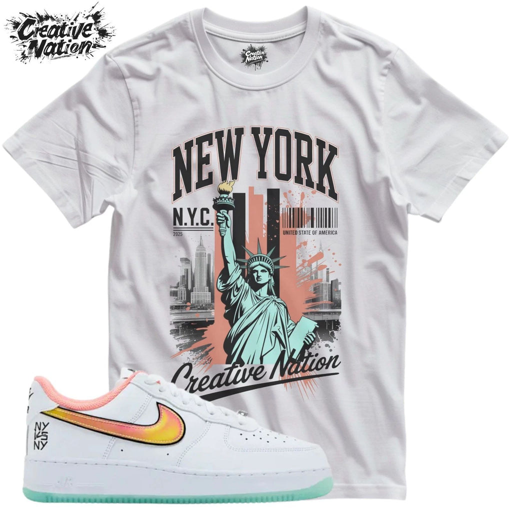 Shirt To Match Air Force 1 Low NY vs. NY Unisex Tee Sneaker Shirt New York Shirt