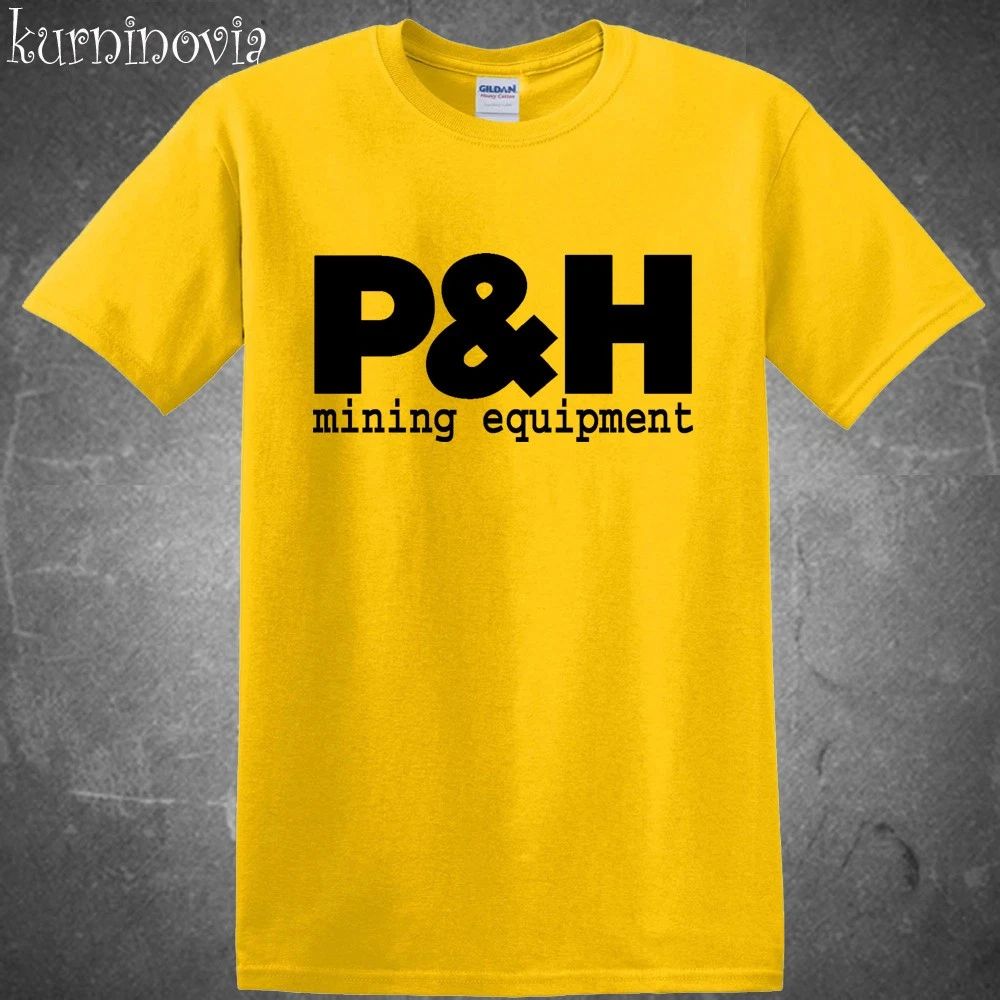 P&H Mining Equipment Men's Yellow Size S to 5XL