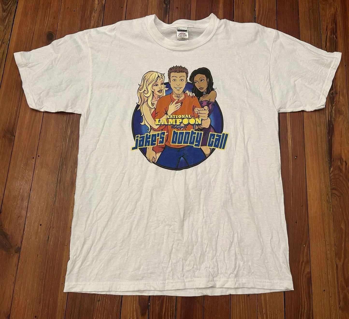 Vintage National Lampoon Jake’s Booty Call Shirt Large Movie Video Game
