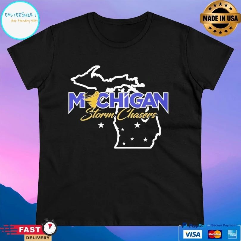 Michigan Storm Chasers Weather Enthusiast Fan T-shirt