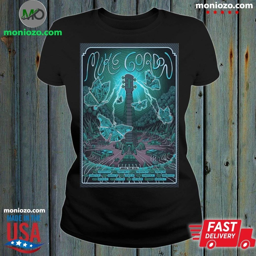 Original Mike Gordon March 2026 Poster Shirt