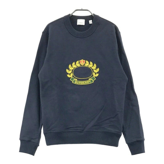 BURBERRY Men’s Navy Sweatshirt XXS Used Stylish Casual Pullover