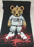 No Trust No Love Graphic Teddy Bear Mens Hip Hop Fashion T-Shirt - Size M