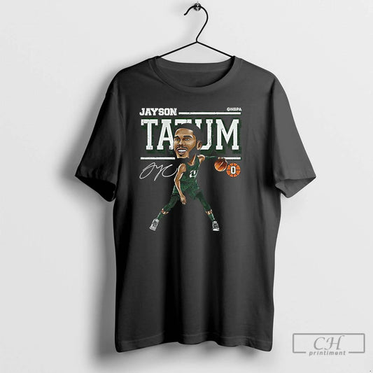 Classic Jayson Tatum Boston Celtics Nba Cartoon Signature T Shirts