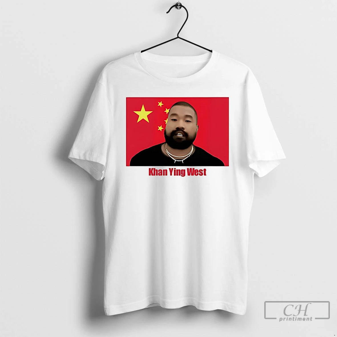 Premium Khan Ying West China Flag T Shirts