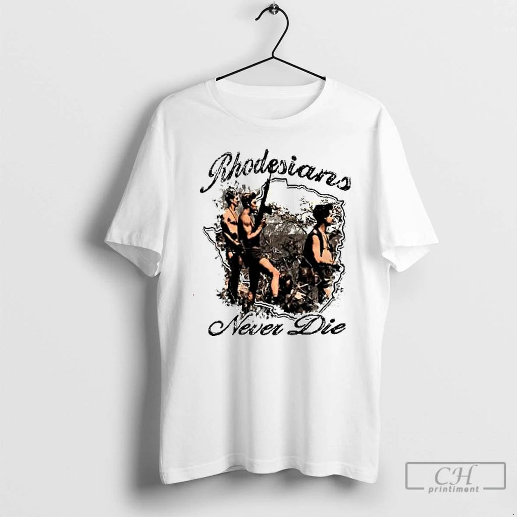 Premium Rhodesians Never Die Vintage T Shirts