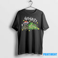Black Cat Santa Hat What Christmas Tree Merry Christmas 2025 Tshirts Sweater