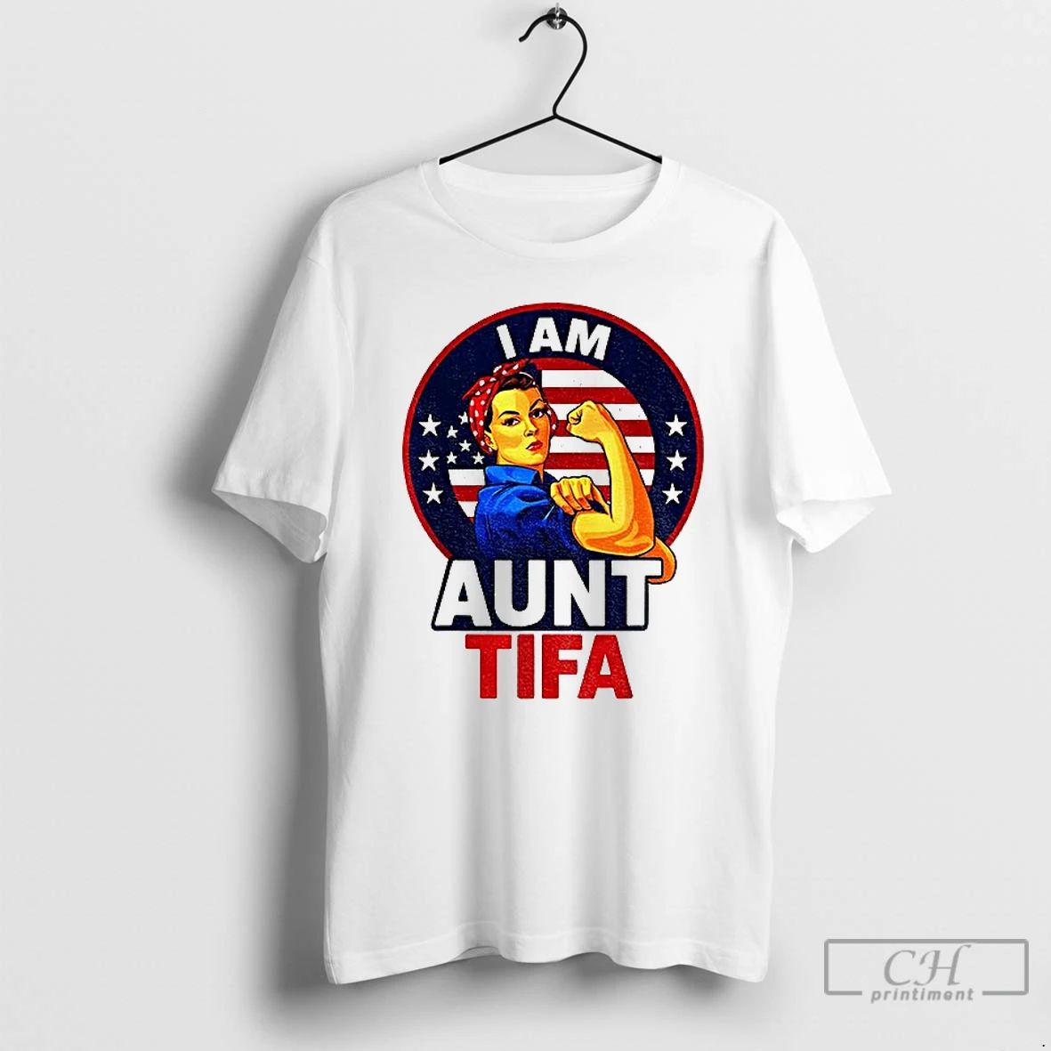 Classic Vintage I Am Aunt Tifa Feminist Graphic T Shirts