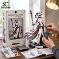 Mercy Keeper White Plague Doctor Building Brick Set