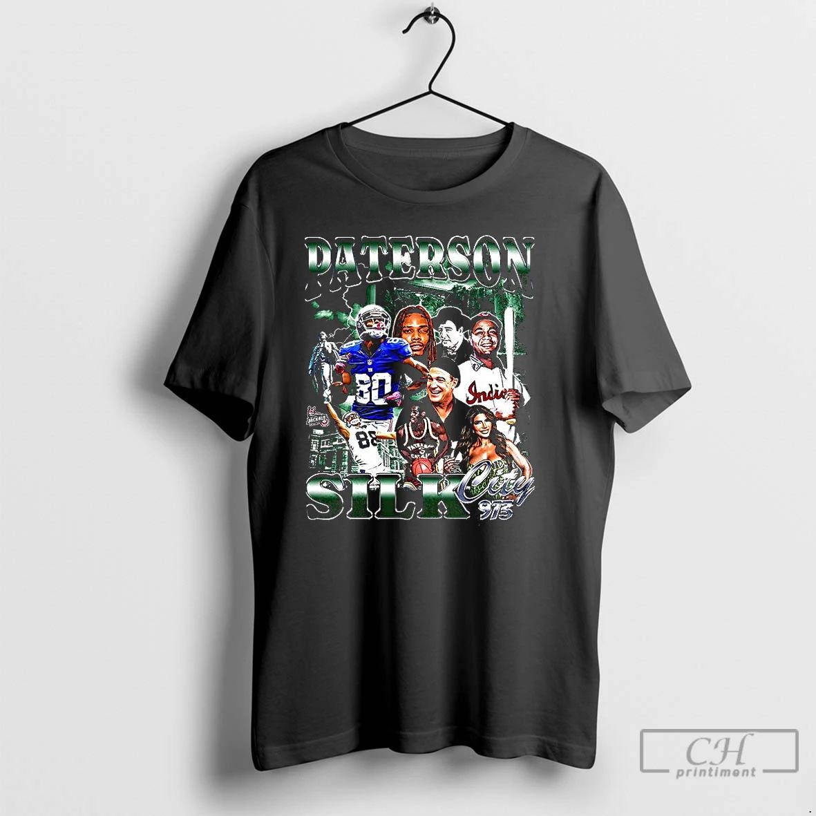 Classic Paterson Silk City 973 And Famous People T Shirts