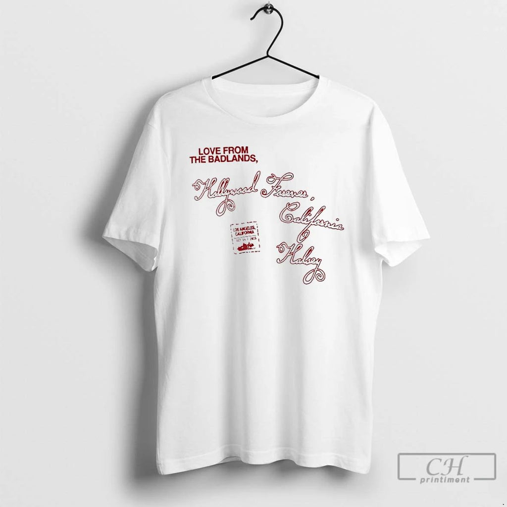 Classic Love From The Badlands Hollywood Forever 2025 Halsey Concert Los Angeles T Shirts