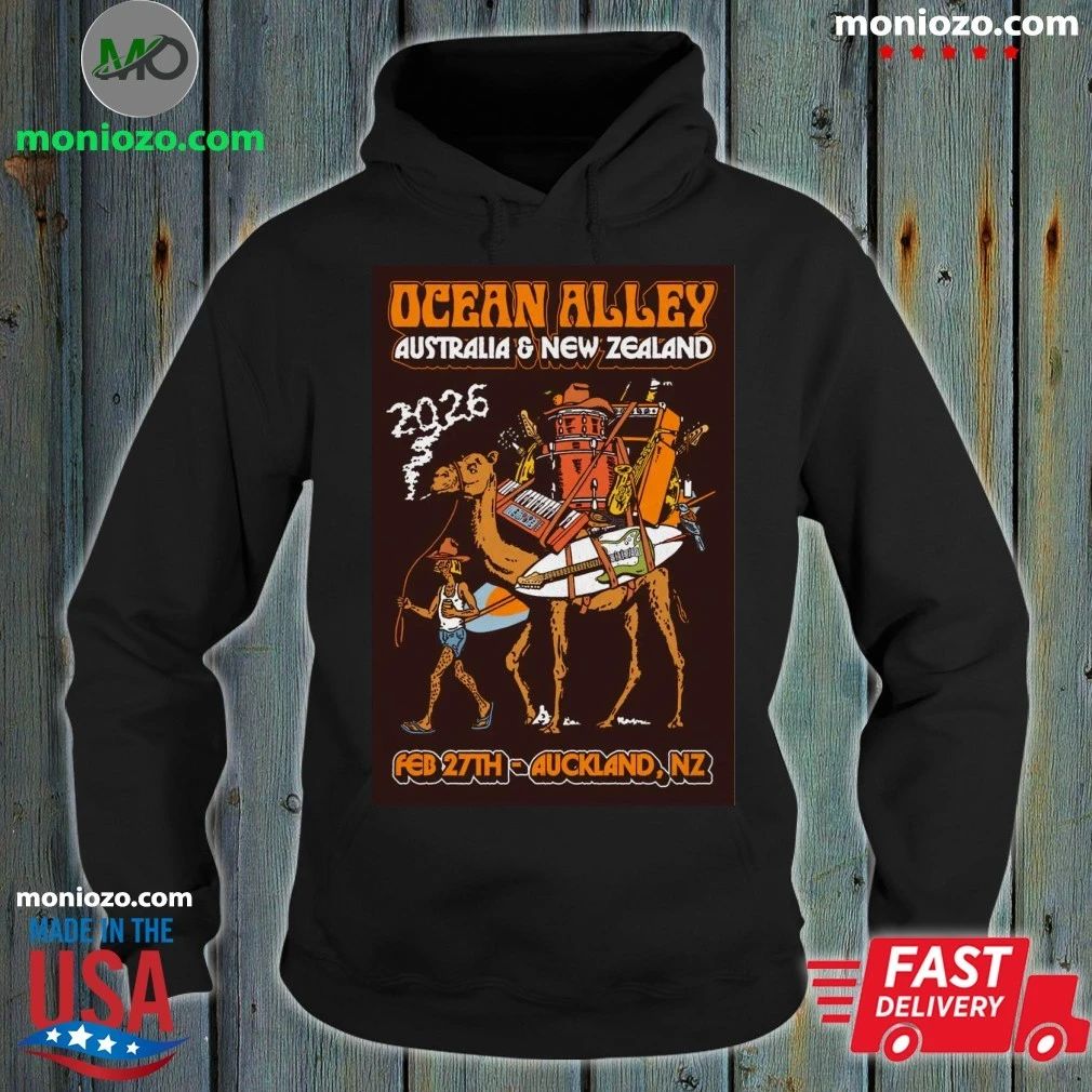 Original Ocean Alley 2026 AUS NZ Tour Limited Edition NZ Tour Poster T-Shirt – Best Gift for Music Fans