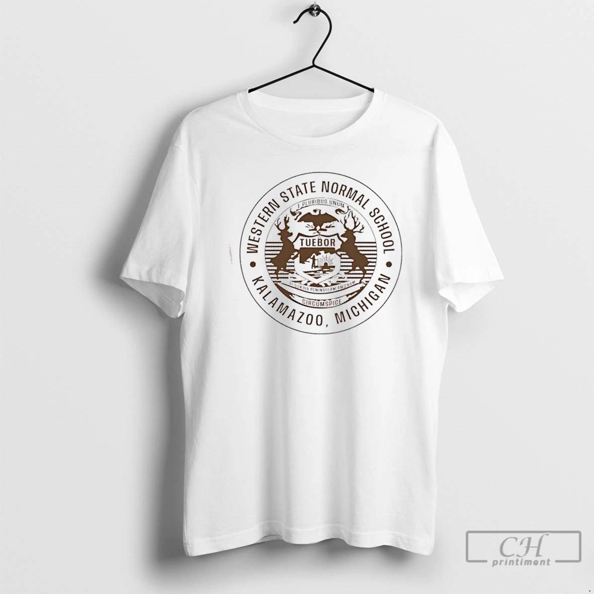 Classic Western Michigan Normal School Kalamazoo Michigan Retro Seal T Shirts