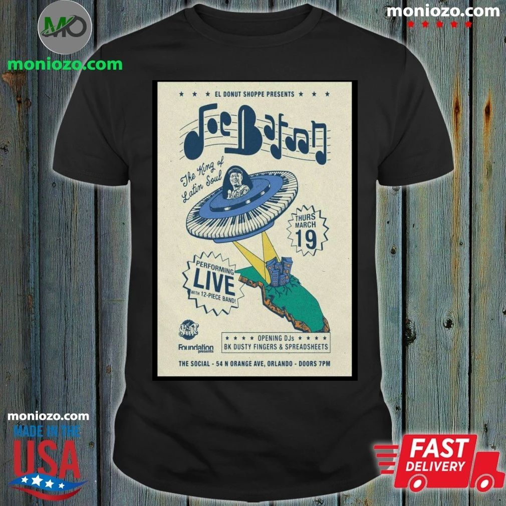 Joe Bataan March 19 2026 Poster Orlando FL Shirt