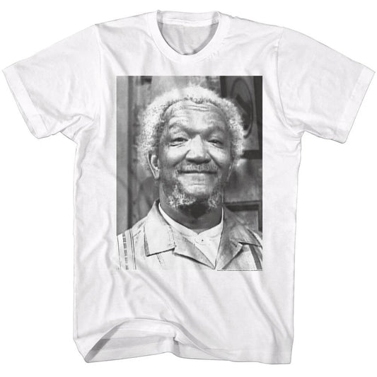 Sanford & Son Funny 70's TV Show Black & White Photo Men's T Shirt REDD FOXX