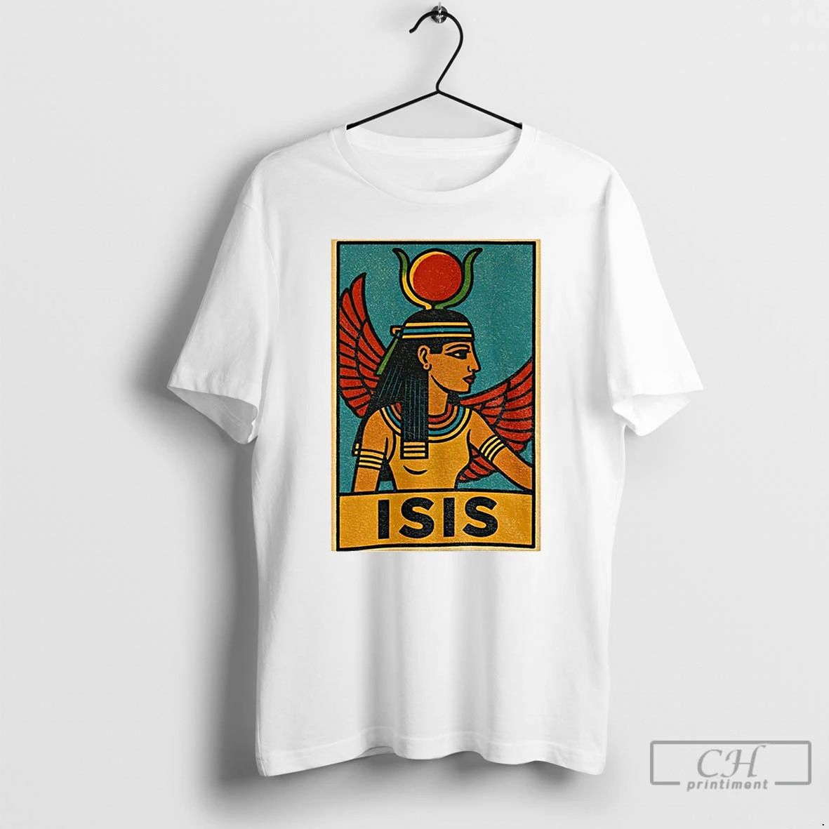 Classic Isis Comic Style Egyptian Goddess Gift For Mythology Fans Divine Feminine Seekers T Shirts